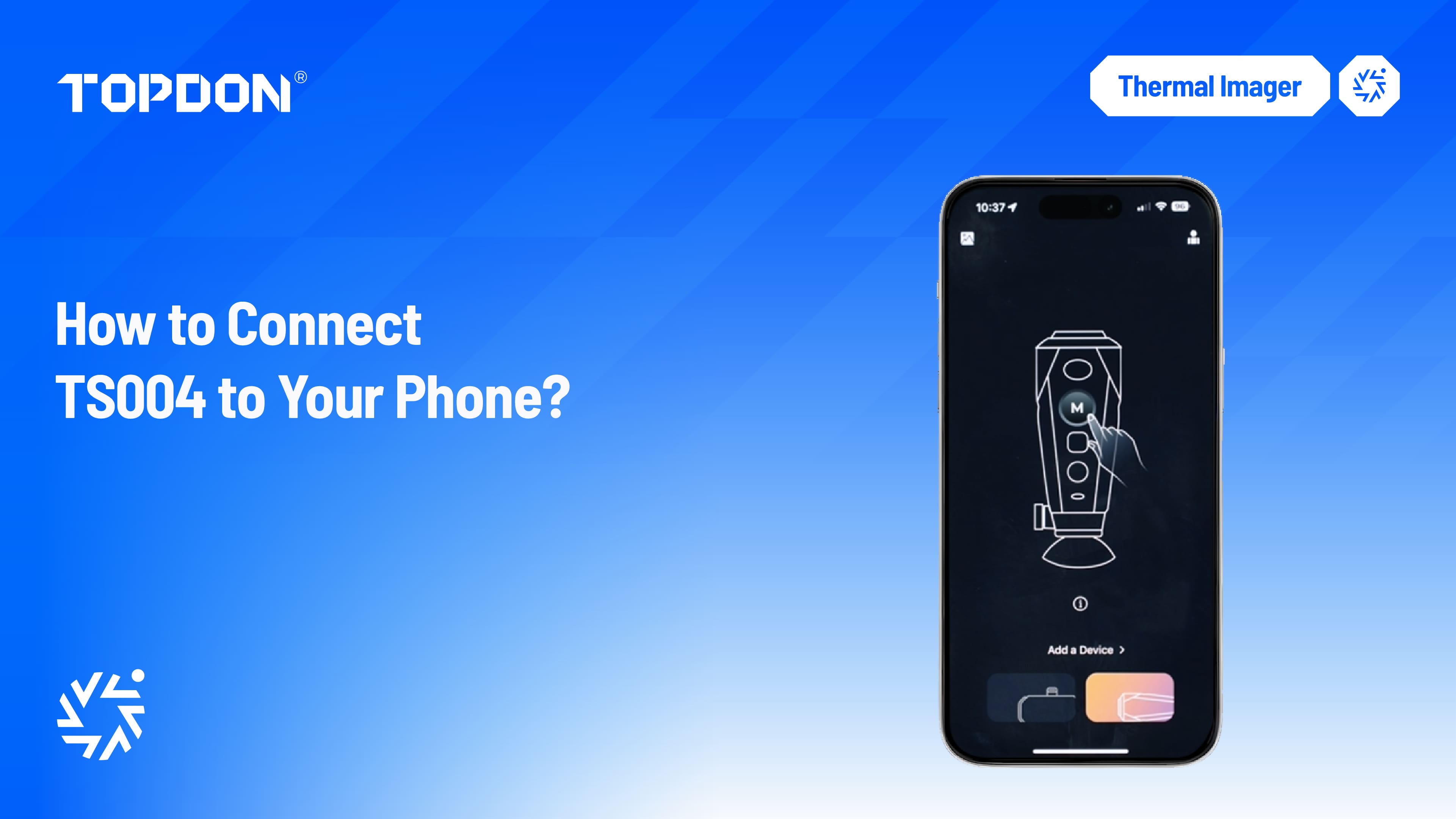 How to Connect TS004 to Your Phone? | Thermal Imaging Monocular